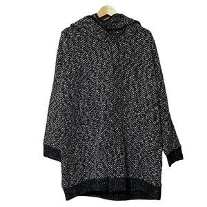 Soft Surroundings Jacket Dark Charcoal Medium "Go Lively Bestow Travel Wrap" NWT